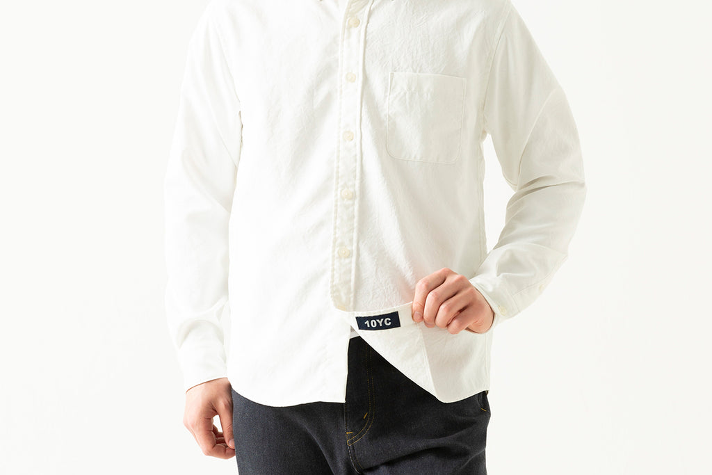 「10YCを大解剖!」商品のこだわりポイント、見せちゃいます 〜10YC Shirt〜手軽で身軽。あなたの毎日にフィットする