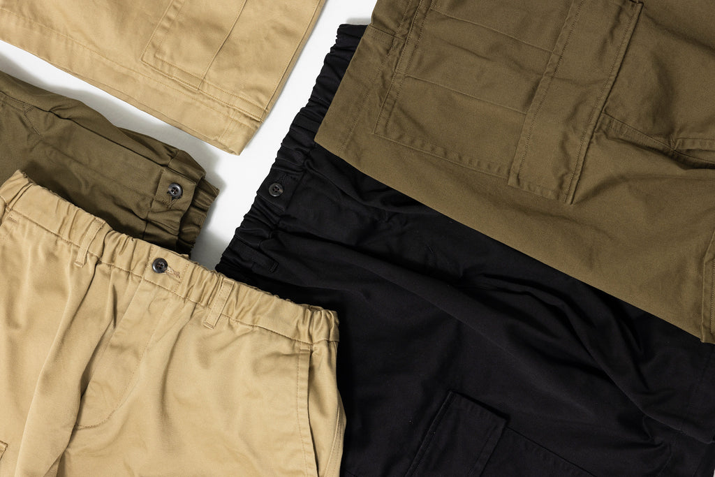 キレイめな上品カーゴ「コットンカーゴショーツ」