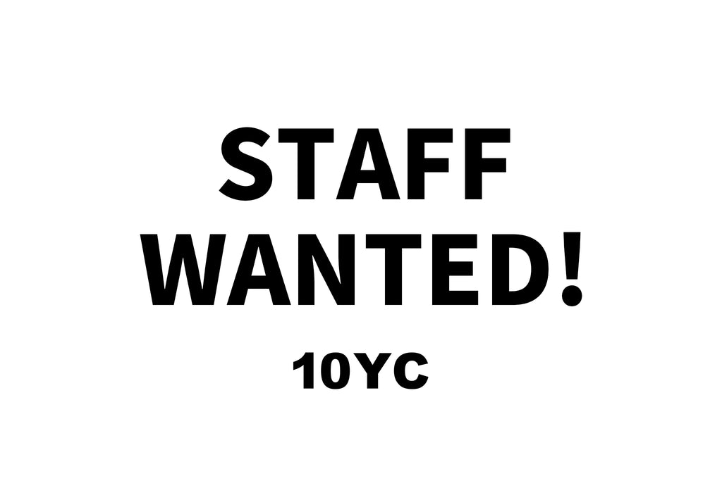 【スタッフ募集】10YCで働いてくれるスタッフを募集します!