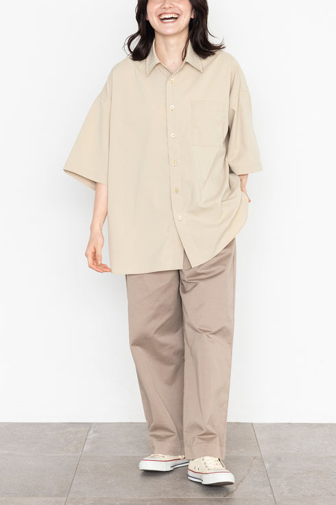 半袖ライトウェイトビッグシャツ