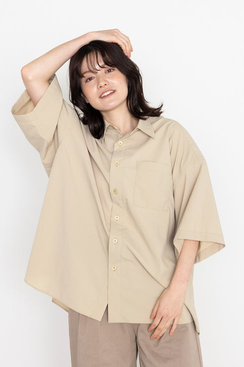 半袖ライトウェイトビッグシャツ