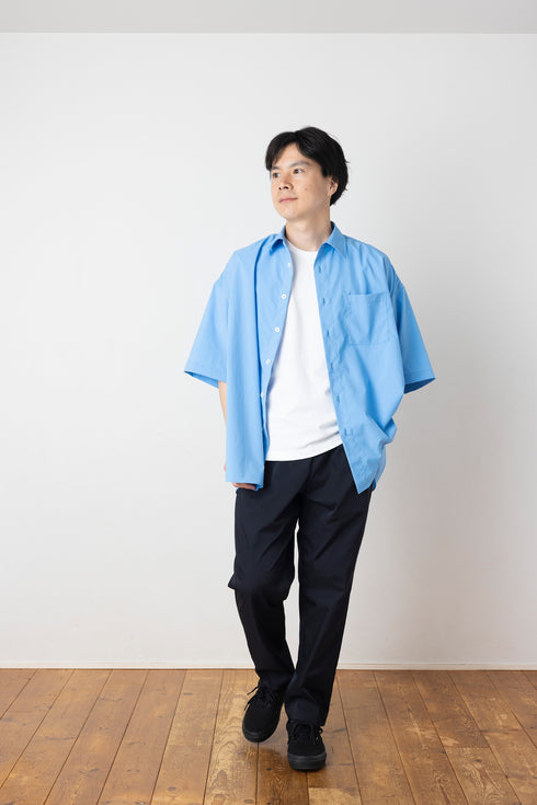 半袖ライトウェイトビッグシャツ