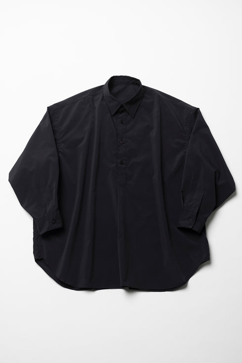 【ARATAME-1312】Black / ライトウェイトグランパシャツ Sサイズ【返品/交換不可】