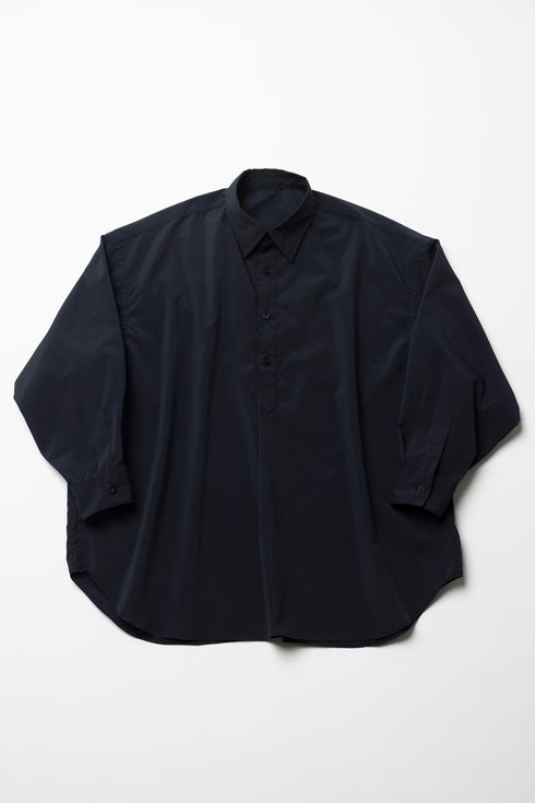 【ARATAME-1310】Navy / ライトウェイトグランパシャツ Sサイズ【返品/交換不可】