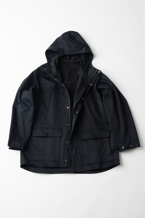 【ARATAME-1290】Black / アーバンビッグブルゾン Lサイズ【返品/交換不可】