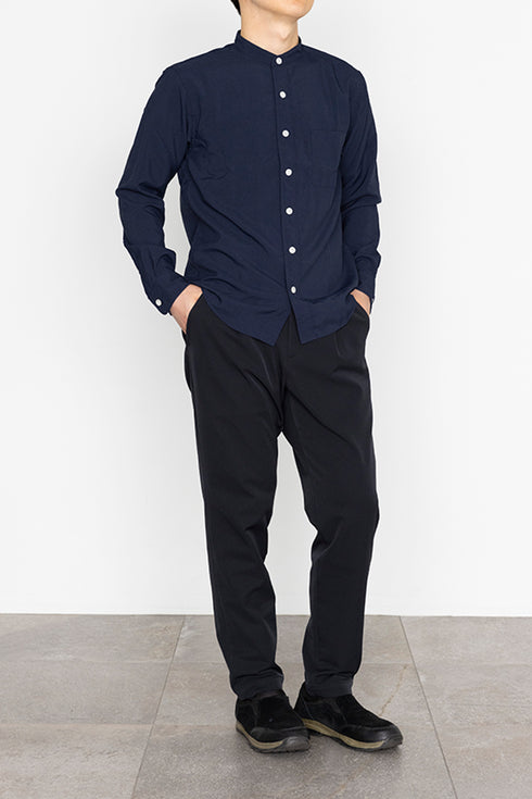 バンドカラーシャツ