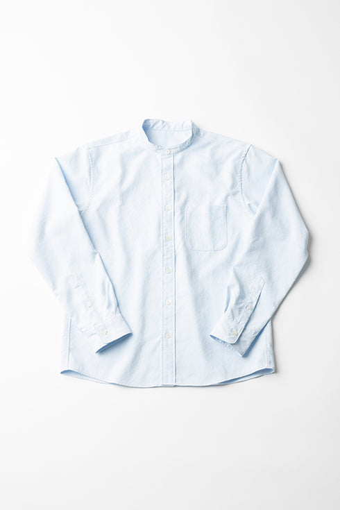 バンドカラーシャツ