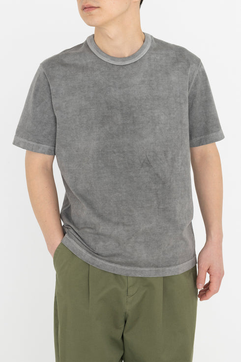 ムラ染めクルーネックTシャツ / メンズ