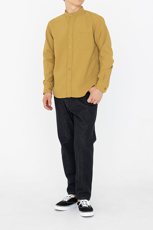 バンドカラーシャツ