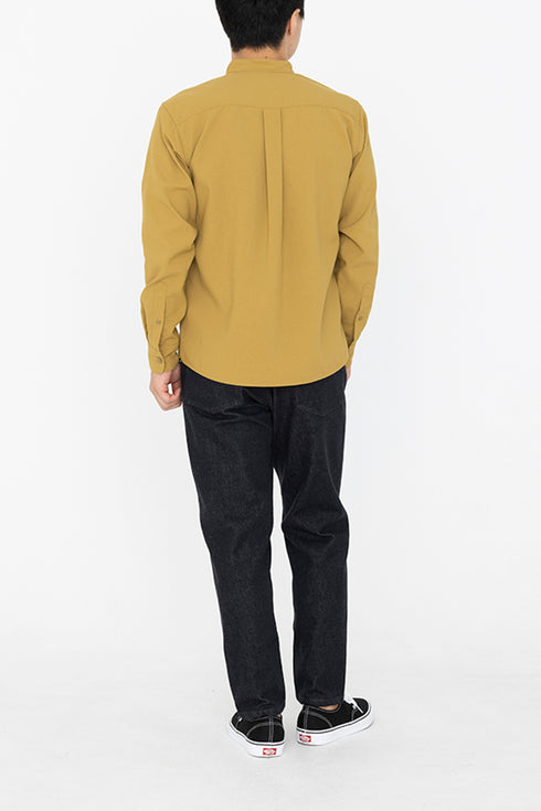 バンドカラーシャツ