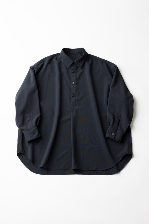 【ARATAME-1149】Black / グランパシャツ XSサイズ【返品/交換不可】