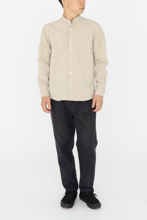 ライトウェイトバンドカラーシャツ