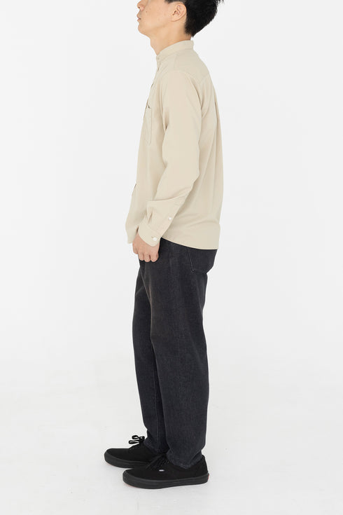 ライトウェイトバンドカラーシャツ