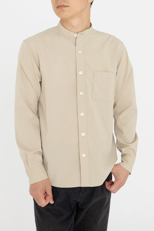 ライトウェイトバンドカラーシャツ