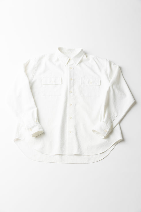 【ARATAME-1197】White / ビッグシャツ Mサイズ【返品/交換不可】