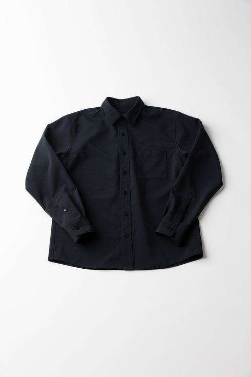 【ARATAME-1422】Black / レギュラーカラーシャツ / メンズ Sサイズ【返品/交換不可】