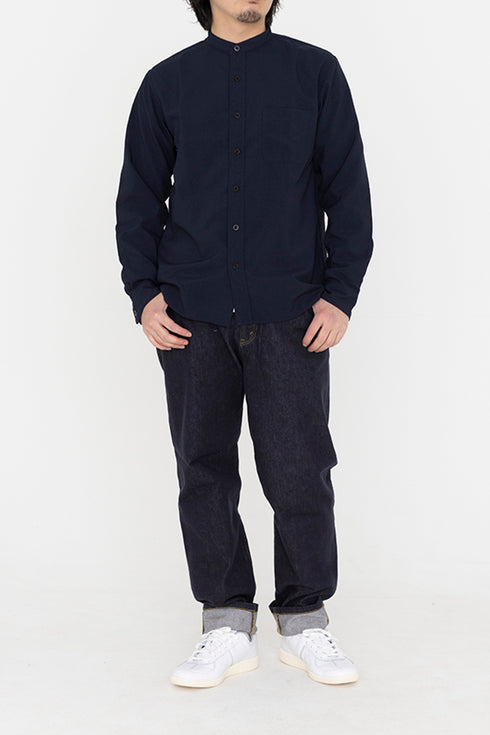 バンドカラーシャツ