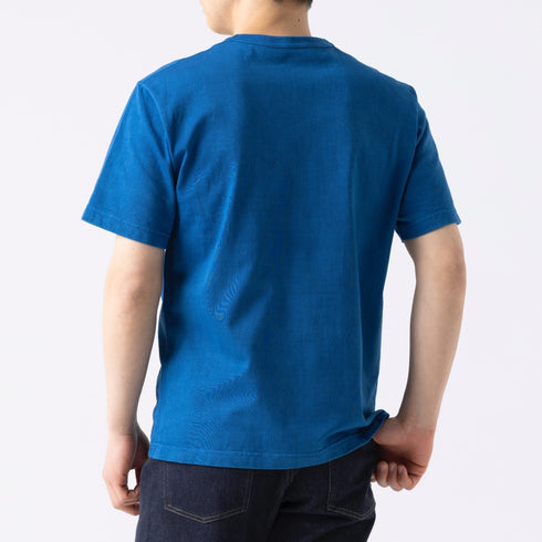 【フリマ商品】藍染ポケットTシャツ【返品不可】
