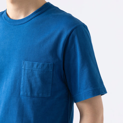 【フリマ商品】藍染ポケットTシャツ【返品不可】