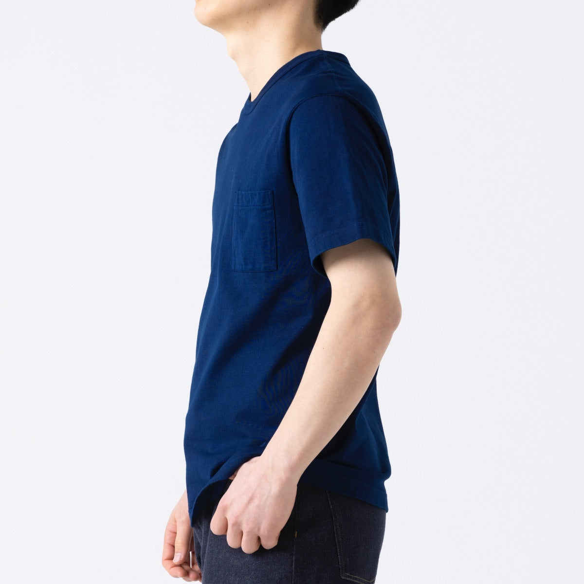 「藍色染」晒ポジャギ 職人抜染」カササギ模様藍染めTシャツ – Karakubuy