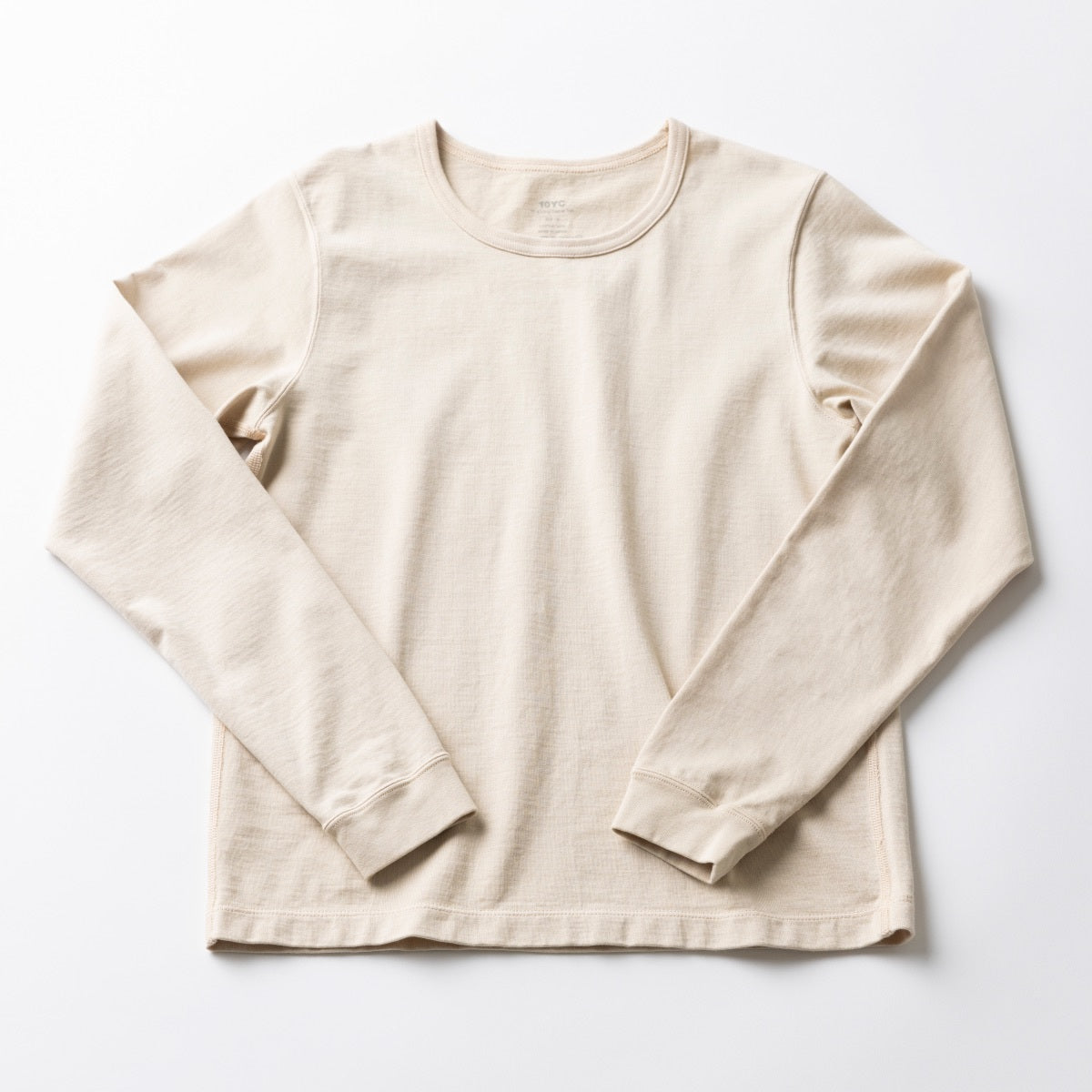 DRKSHDW クルーネック長袖tシャツ ホワイト FW24/25 フリーズテック パフォーマンスインナーシャツ 長袖クルーネック