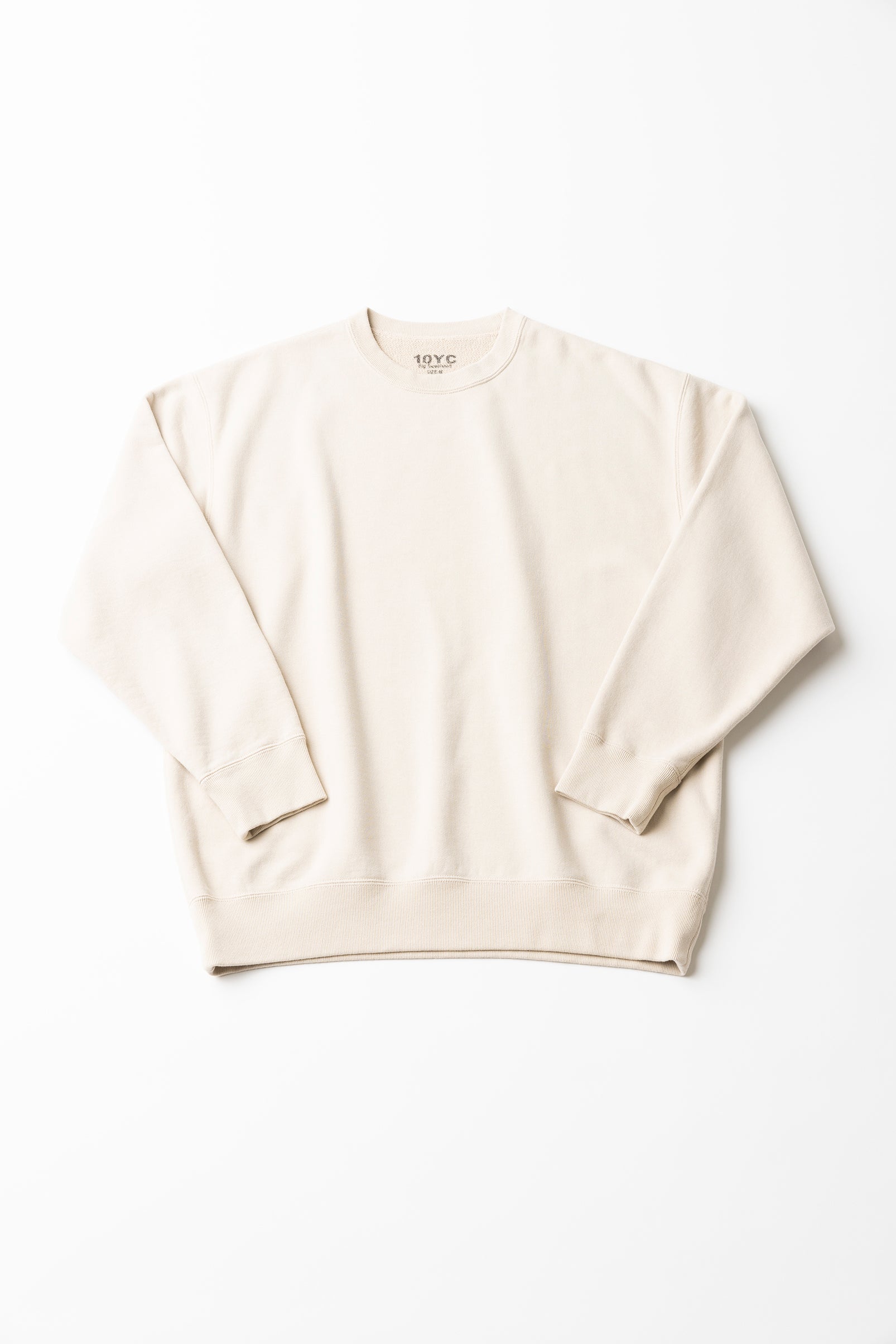 10YC ビッグスウェットシャツ L ブラック ビッグスウェットシャツ – 10YC